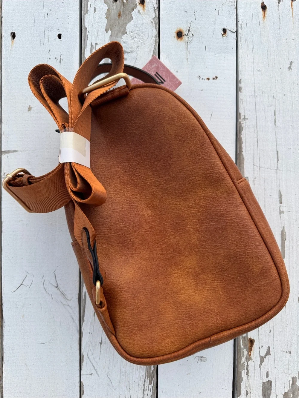 Bumblebee Vegan Leather Mini Backpack